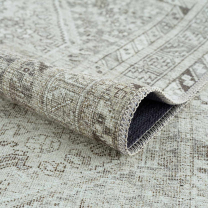 Sage Washable Flat Pile Rug - Cozy Home Decor Accent