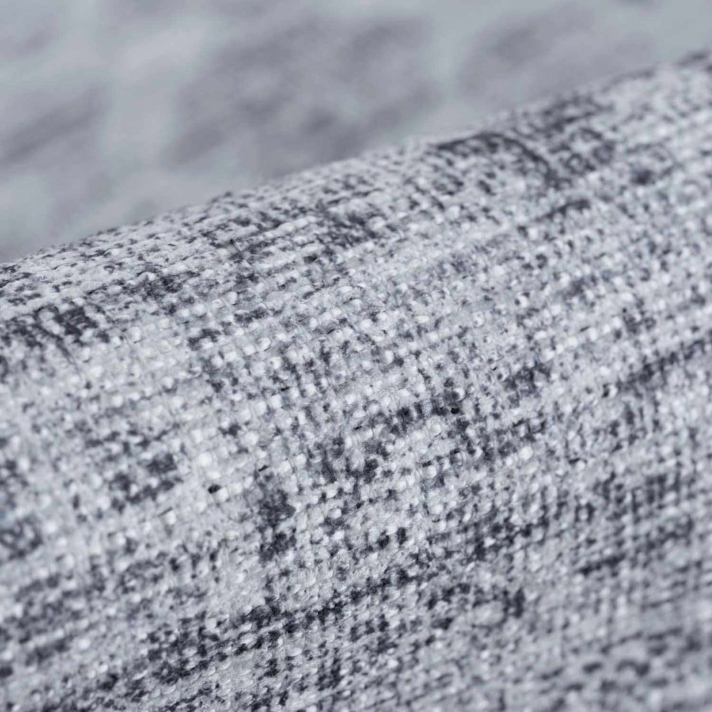 Gray Blue Washable Area Rug - Living Room  Bedroom Decor