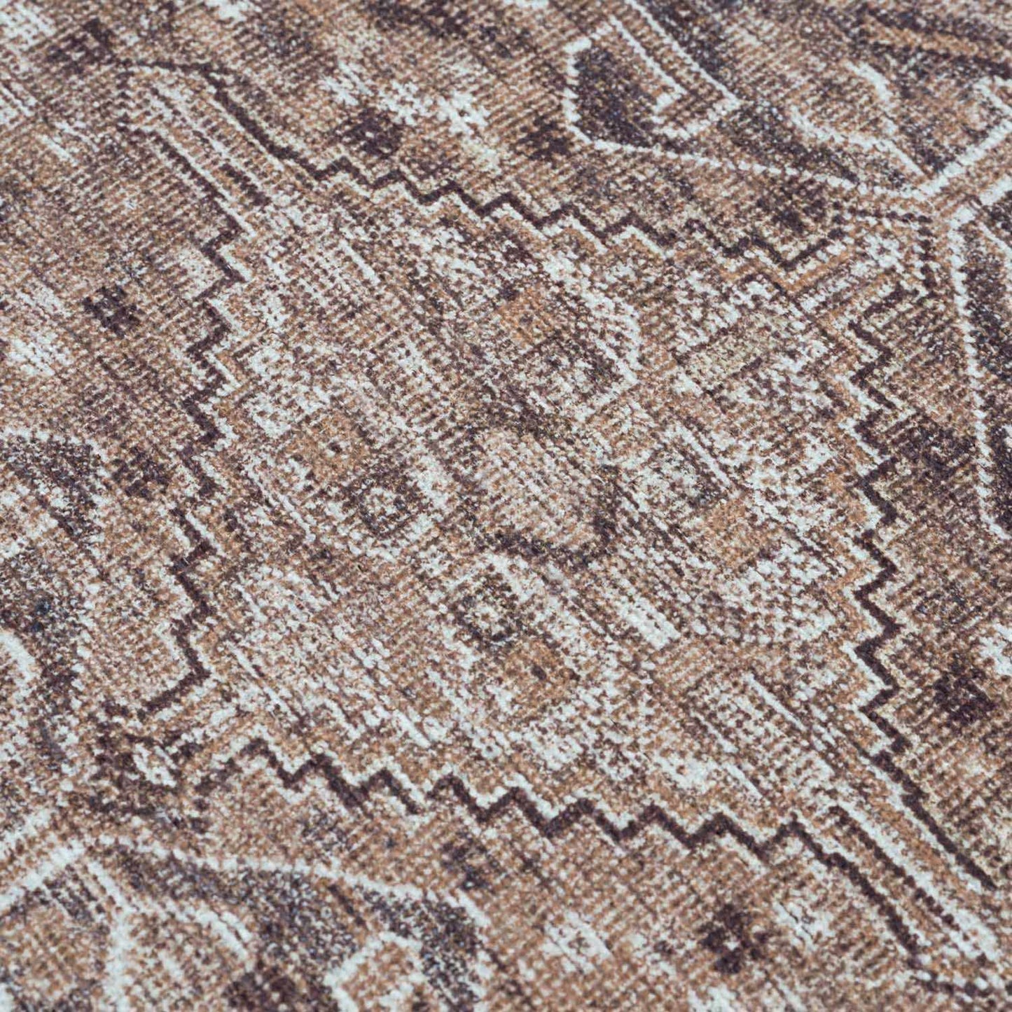 Barny Brown rectangular area rug