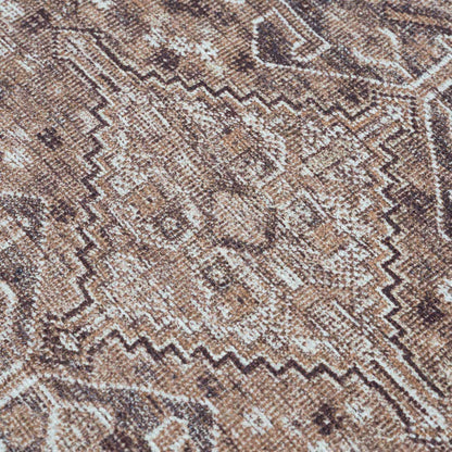 Barny Brown rectangular area rug