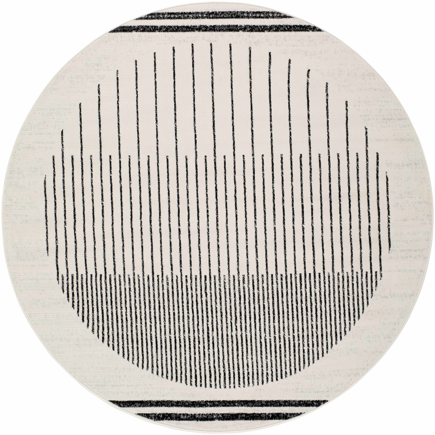 Angus Black  White Geometric Area Rug - Modern Home Décor