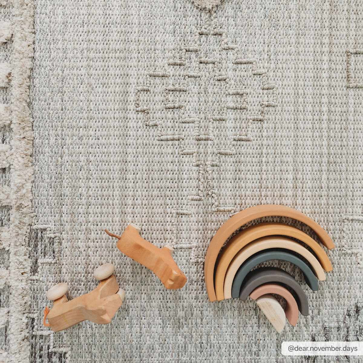 Rustic Area Rug - Amaga Collection for Cozy Home Decor