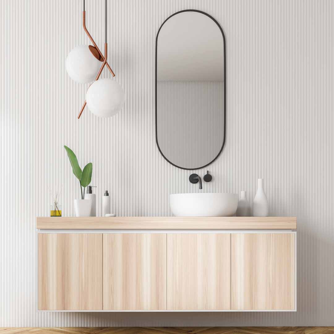 Capsule Shaped Mirror