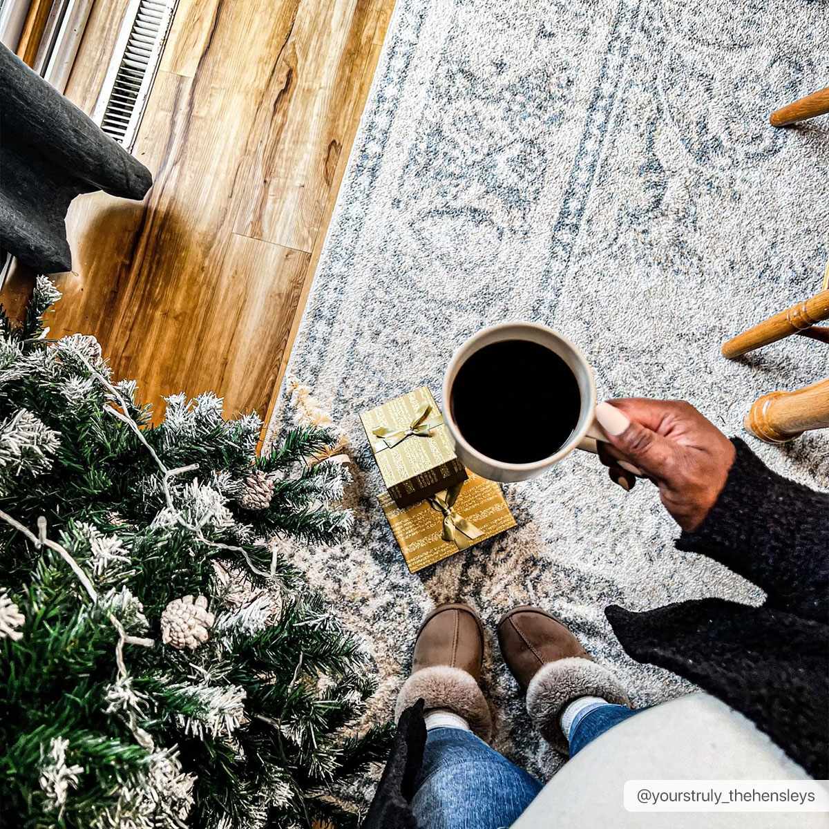 Washable Flat Pile Area Rug - Soft Durable Stylish Rug for Any Room