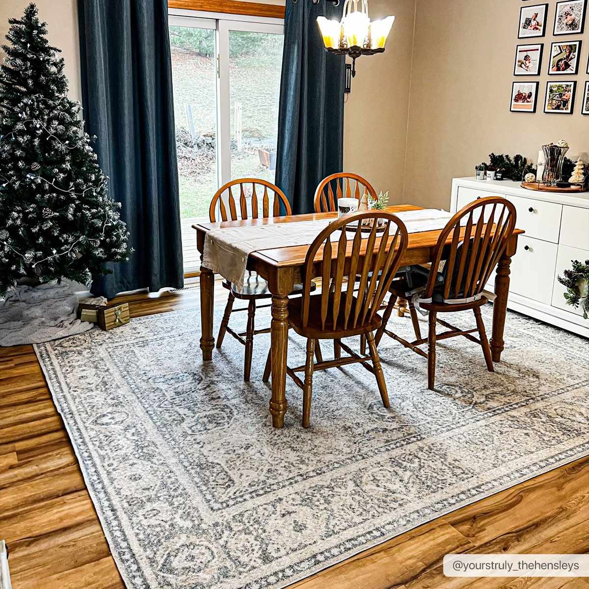 Washable Flat Pile Area Rug - Soft Durable Stylish Rug for Any Room