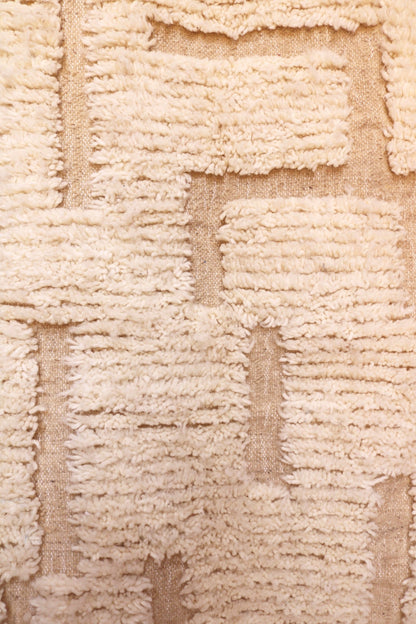 Ayla Berber Moroccan Rug – Handwoven Cream Wool Area Rug