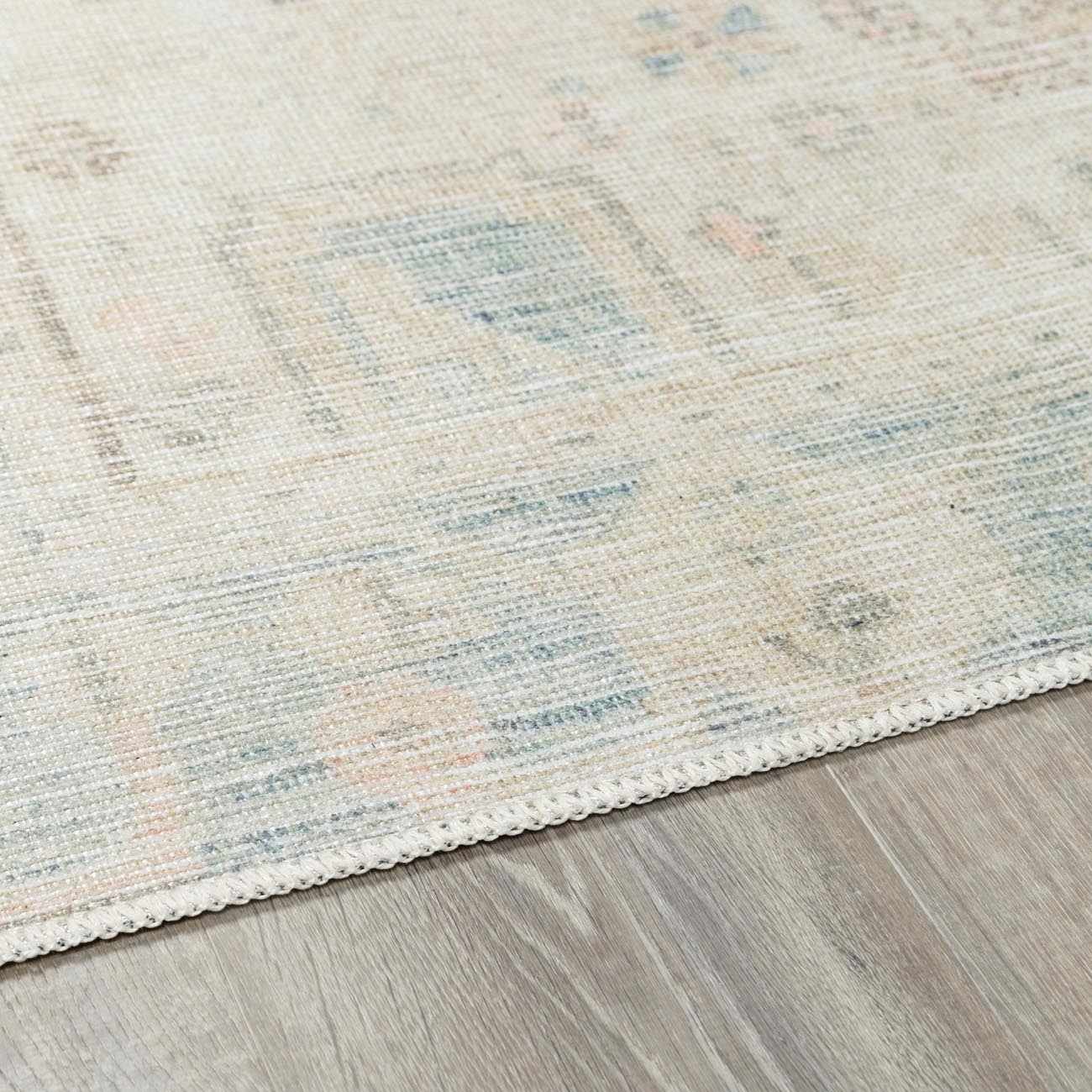 Vintage Washable Area Rug - Soft Durable Home Décor