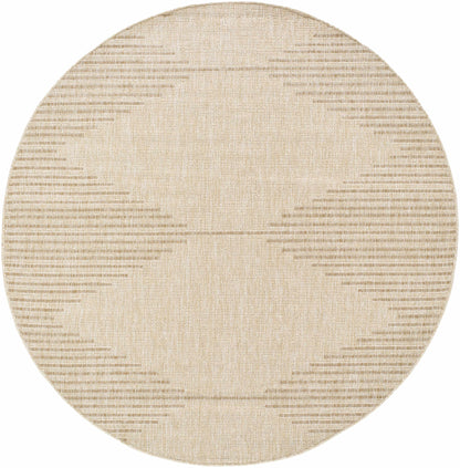 Beige Outdoor Rug - Stylish Durable Area Rug for Patios and Decks