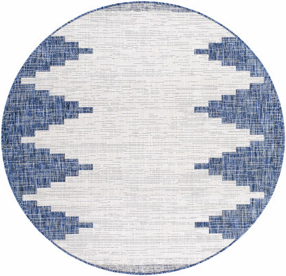 Djugun Navy Area Rug - Stylish Durable Indoor Outdoor Mat