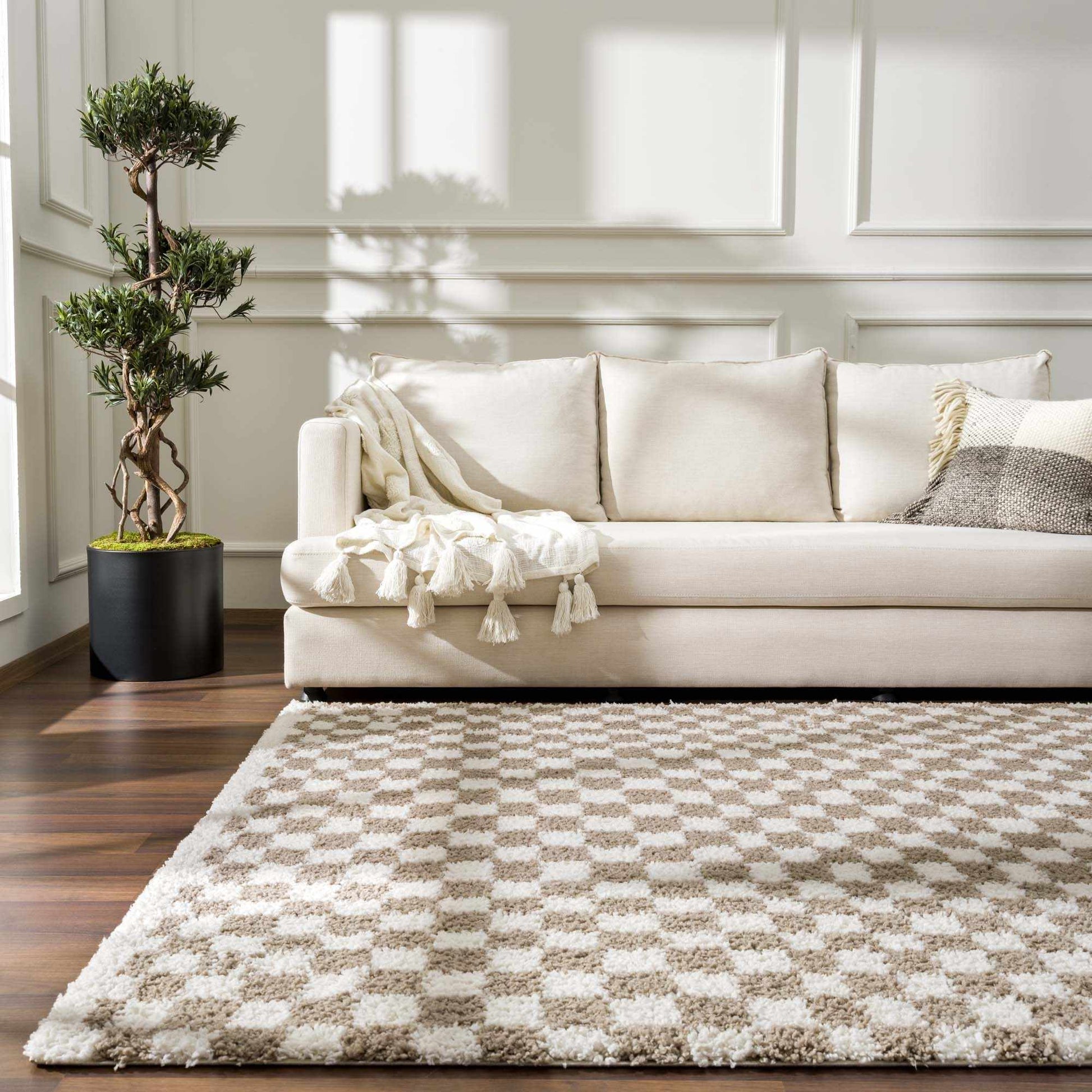 Subtle pattern rug