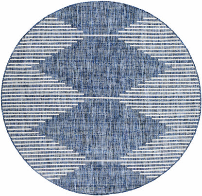 Navy Outdoor Rug - Durable Stylish Area Rug for Patios and Decks