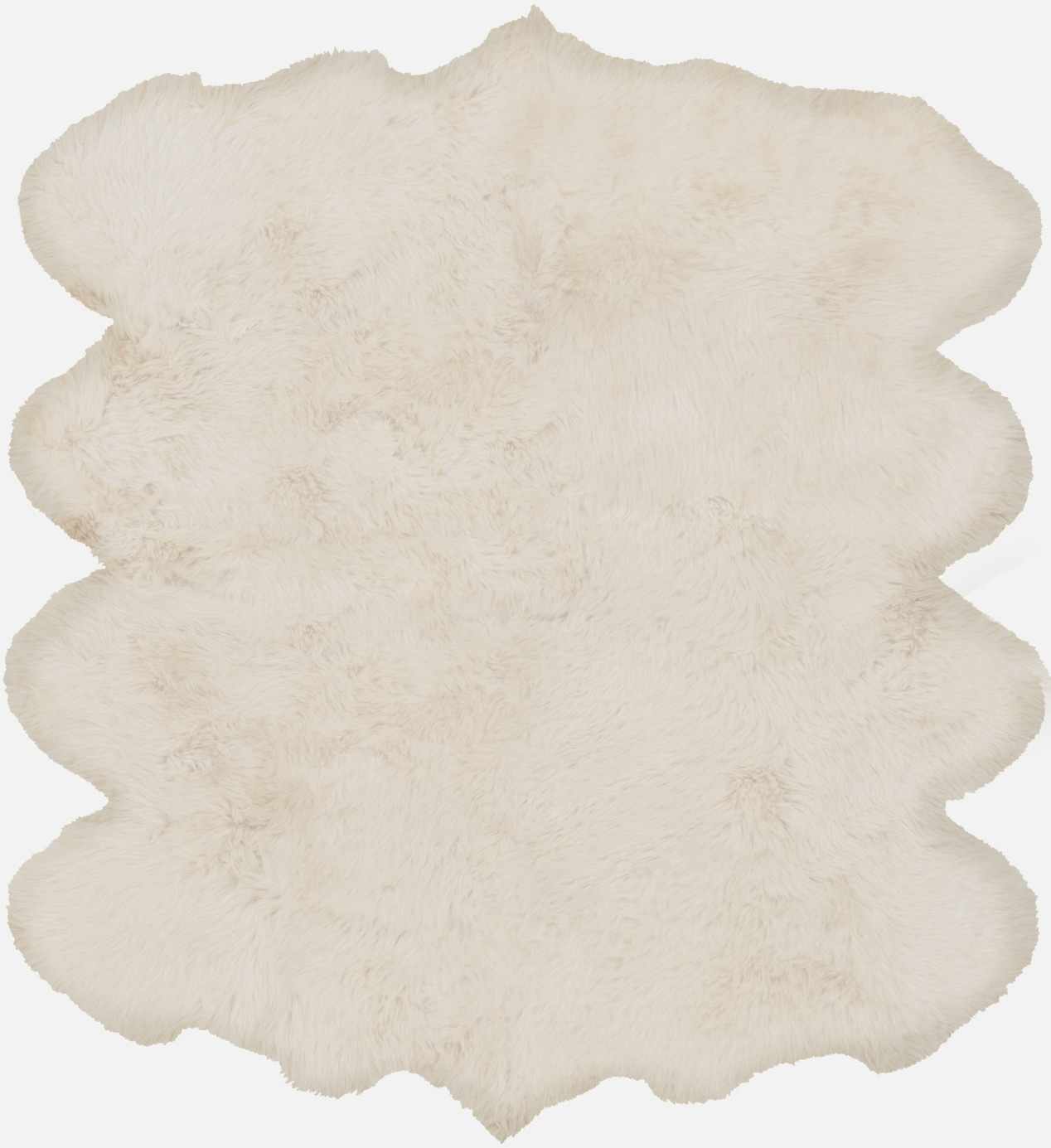 Soft White Sheepskin Rug - Premium Cozy Home Décor