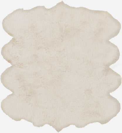 Soft White Sheepskin Rug - Premium Cozy Home Décor