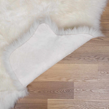 Soft White Sheepskin Rug - Premium Cozy Home Décor