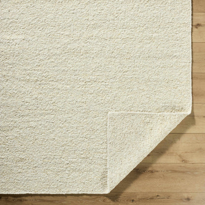 Off-White Wool Area Rug - Elegant Soft Versatile Home Decor