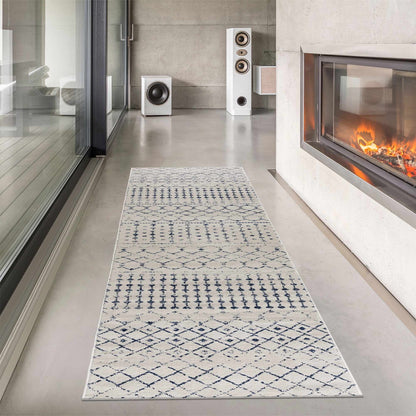 Modern Area Rug - Tigrican Blue 2332 Stylish Soft Durable Home Decor