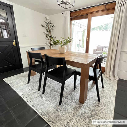 Sage Washable Flat Pile Rug - Cozy Home Decor Accent