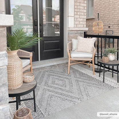 Beige and Gray Area Rug - Stylish Soft Versatile Home Décor