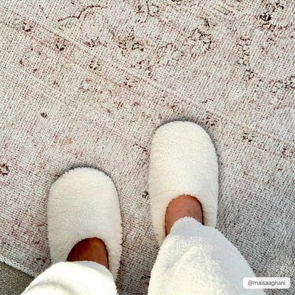 Vintage Washable Flat Pile Rug - Timeless Bethany Design for Home Decor