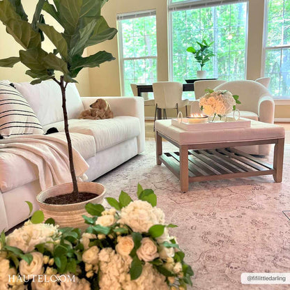 Vintage Washable Flat Pile Rug - Timeless Bethany Design for Home Decor