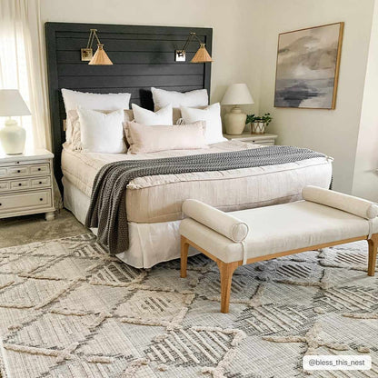 Rustic High-Low Area Rug - Cozy Home Décor Accent