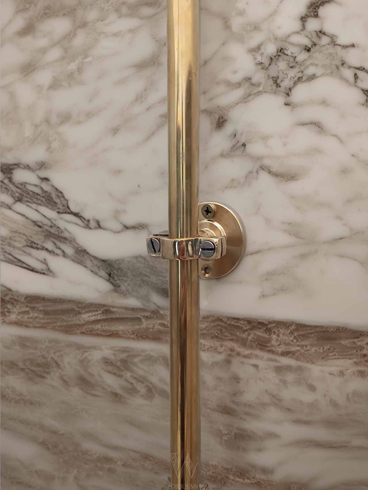 Brass shower system