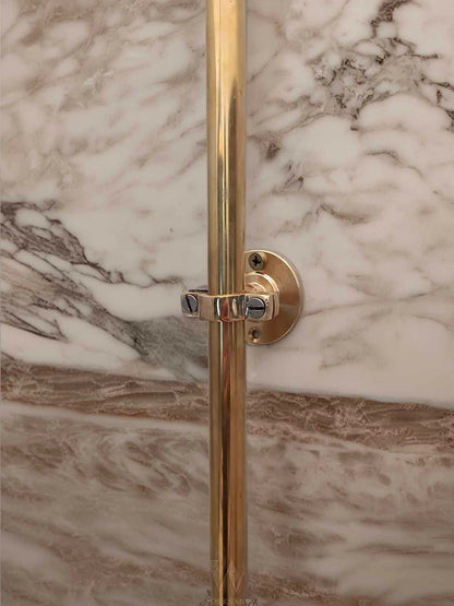 Brass shower system