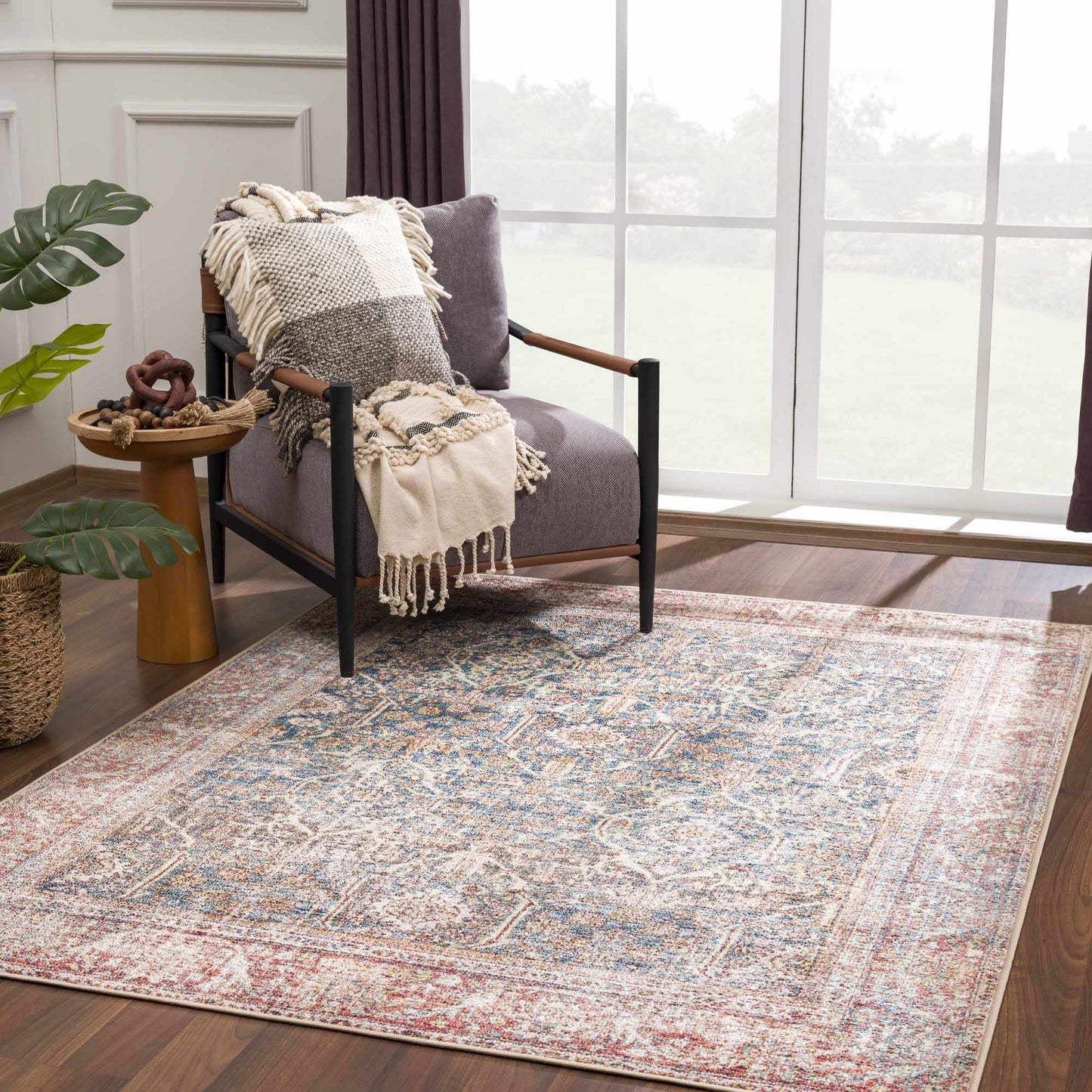 Non-Slip Washable Area Rug - Durable Stylish Home Decor