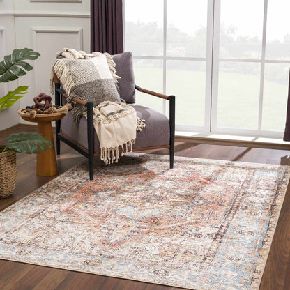 Non-Slip Washable Area Rug - Stylish Durable Home Decor