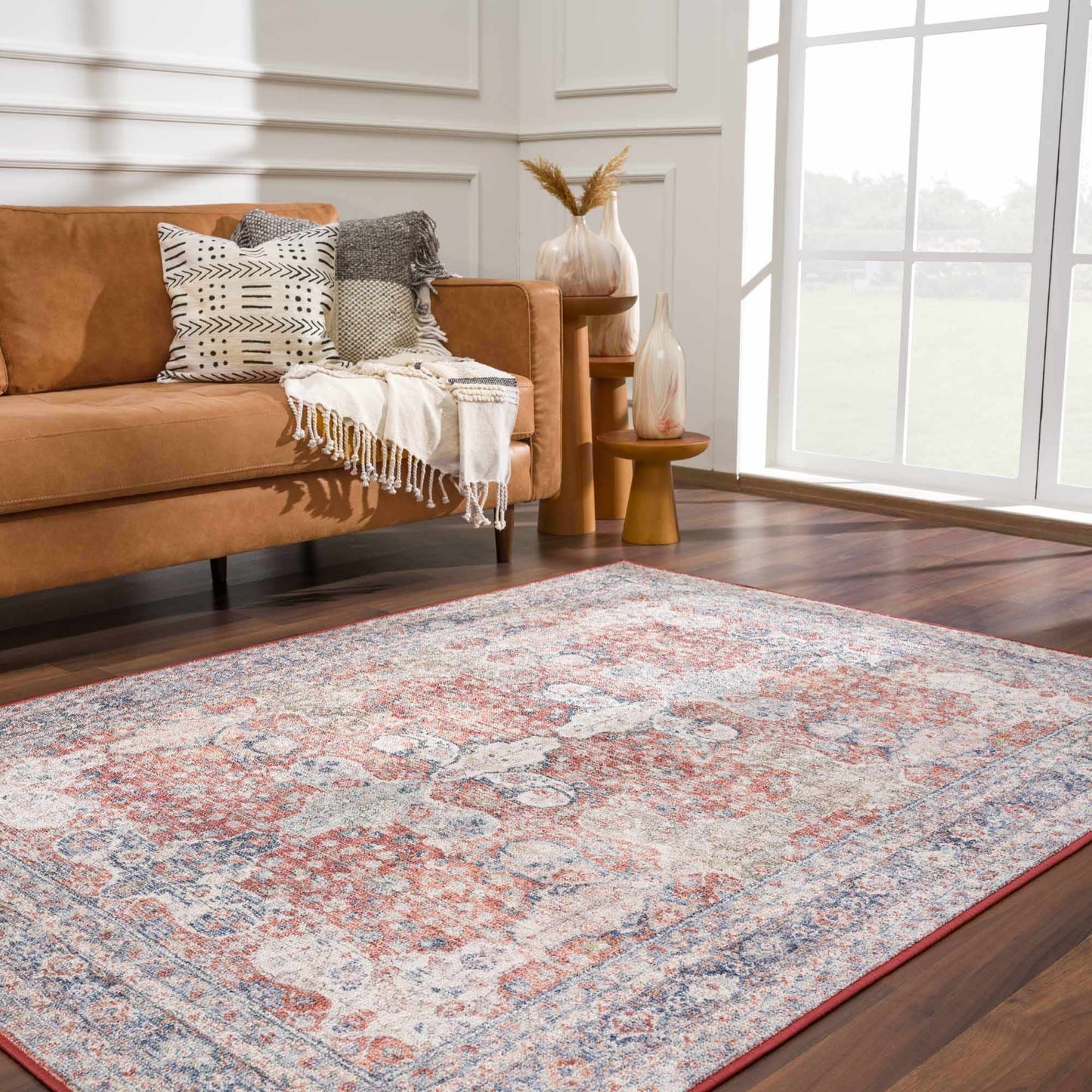 Washable Area Rug - Stylish Durable Floor Decor