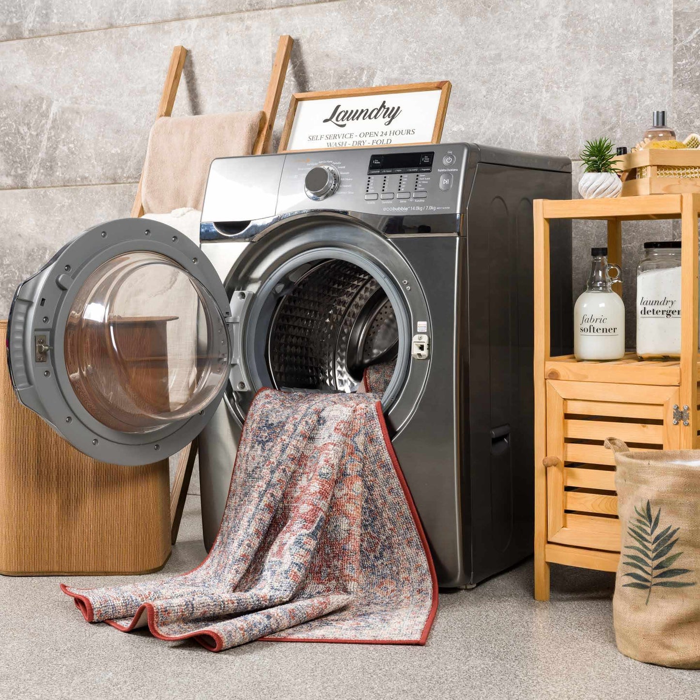 Washable Area Rug - Stylish Durable Floor Decor