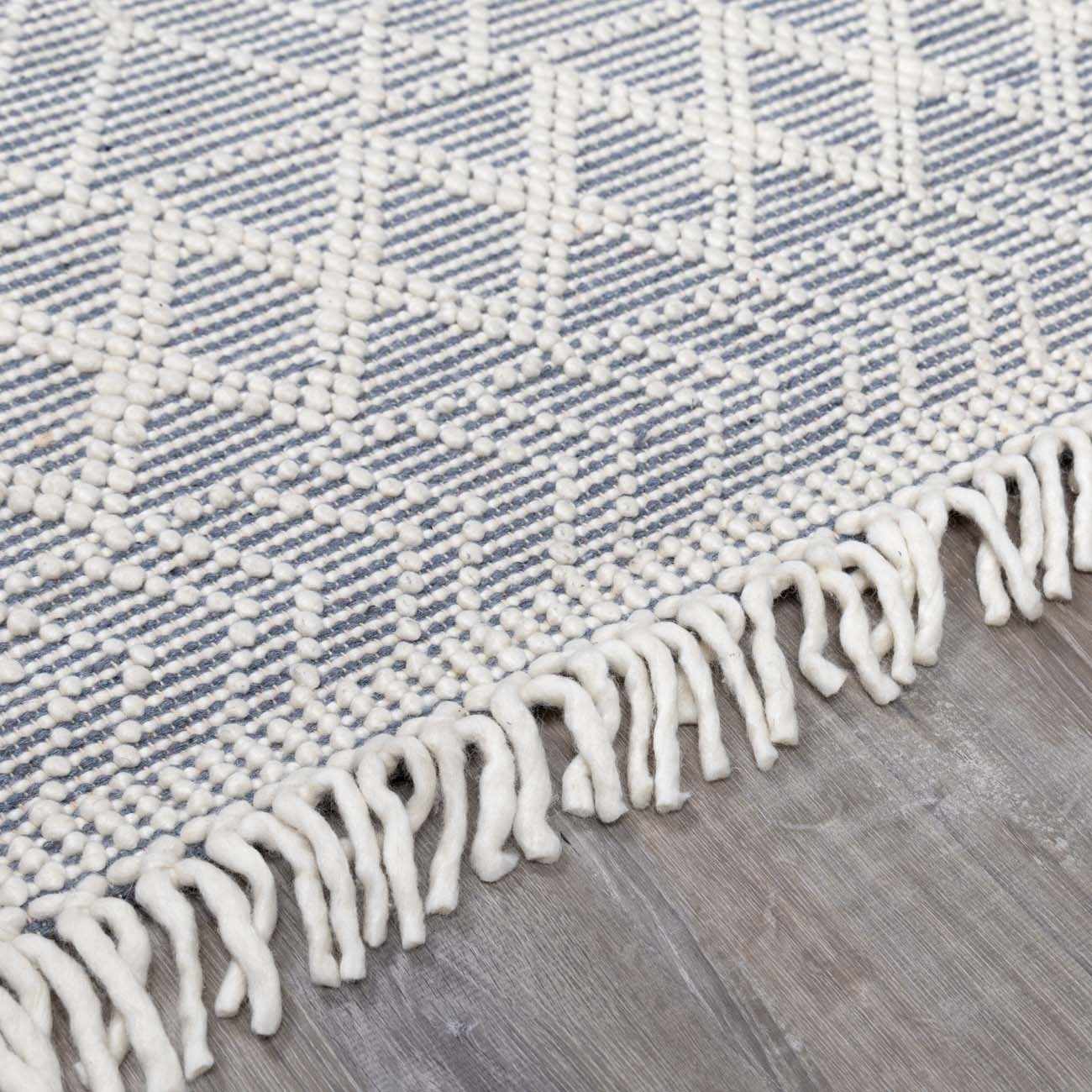 Denim tone rug