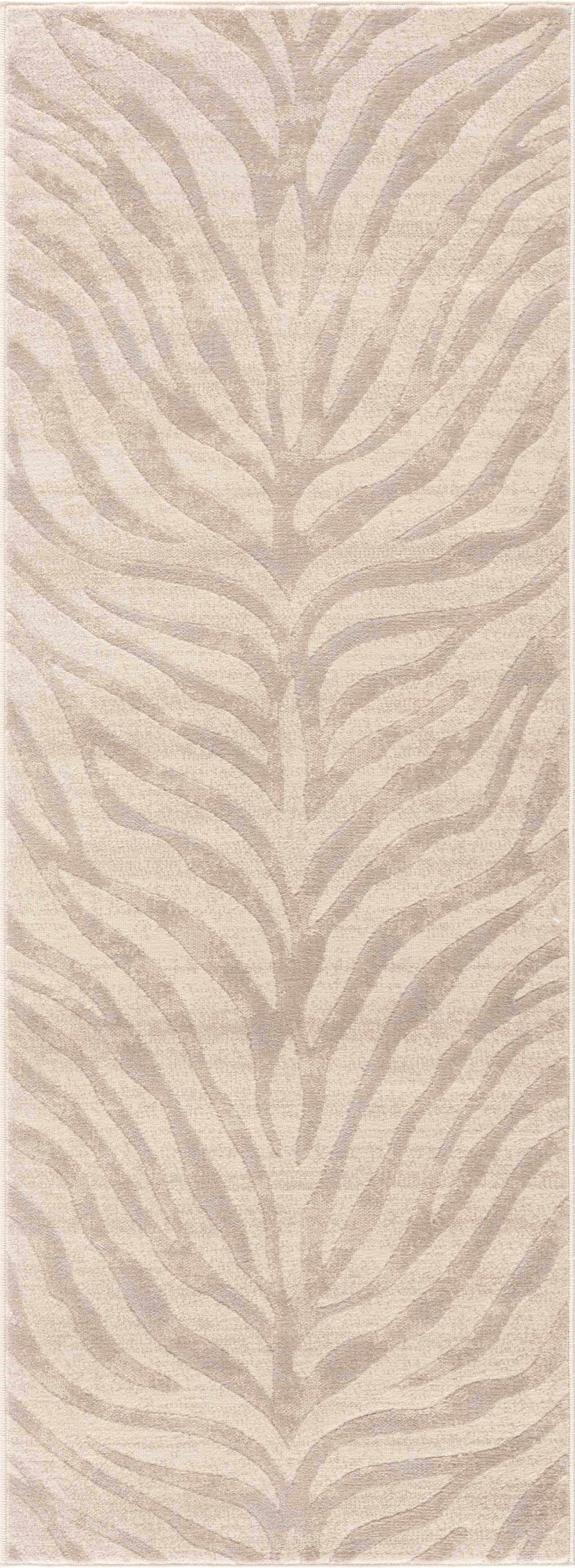 Contemporary zebra rug
