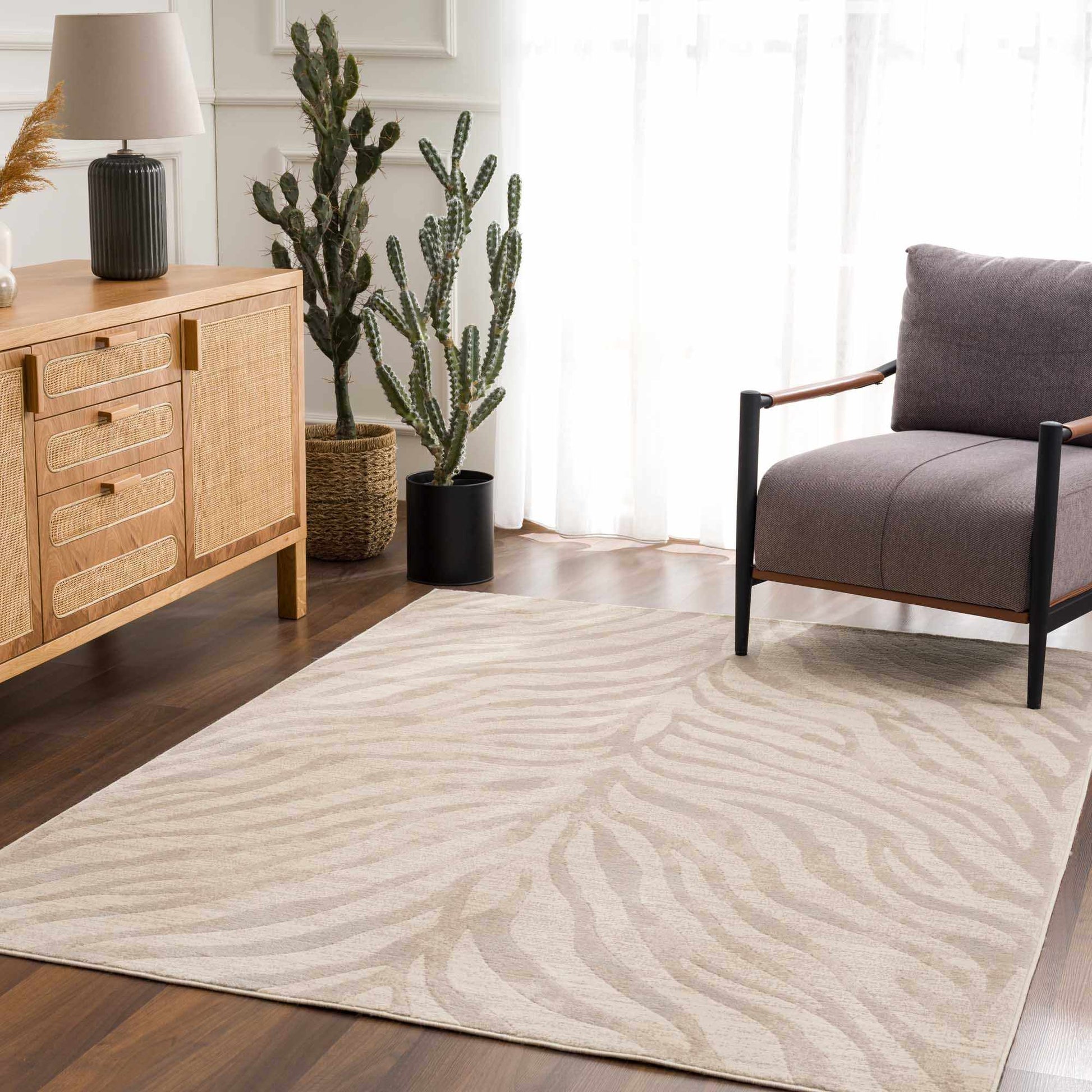 zebra rug