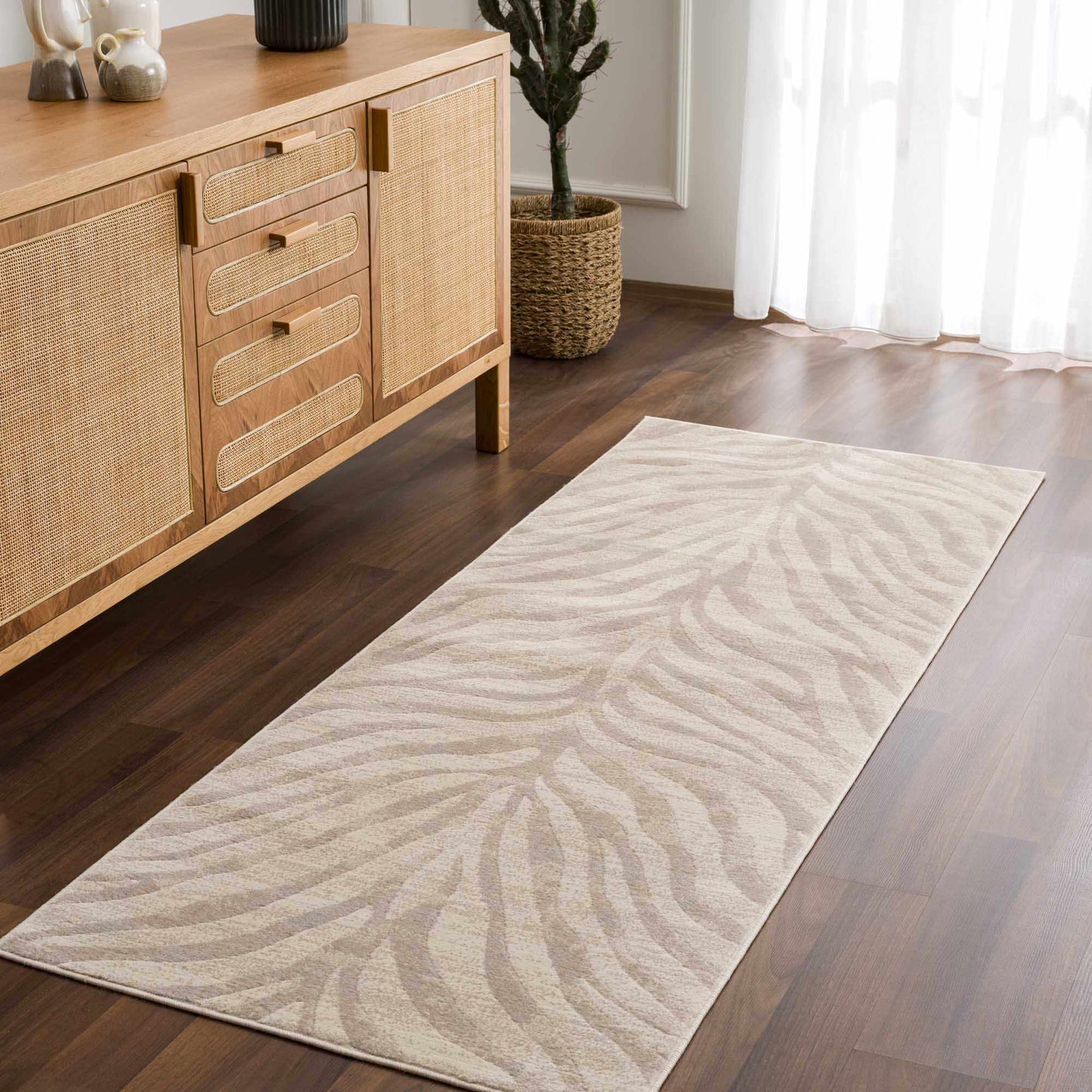 Animal print rug