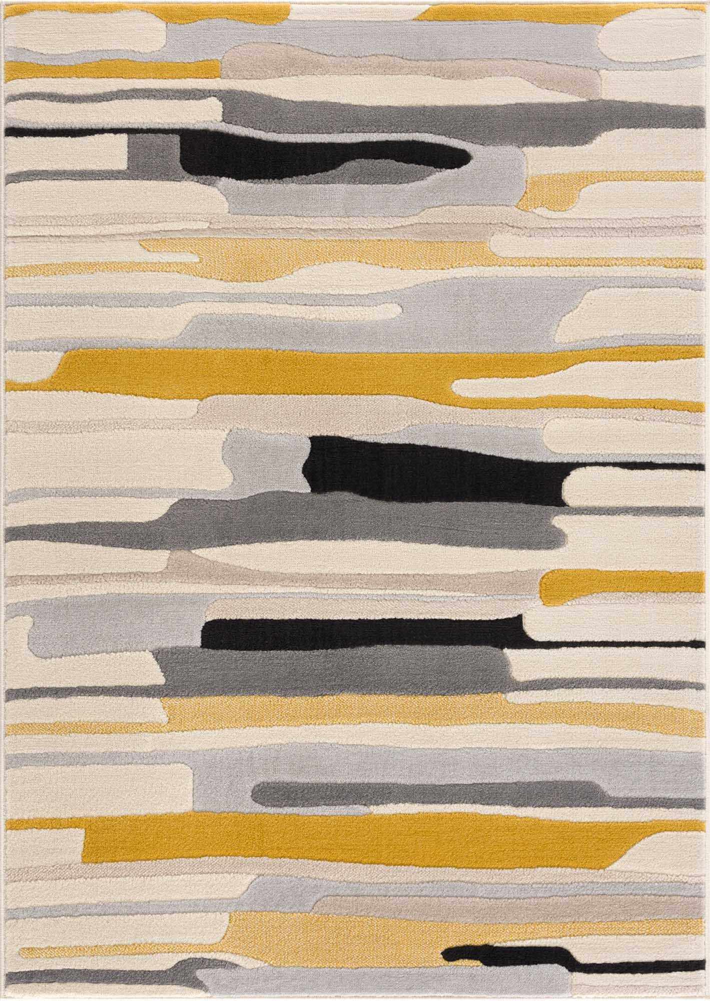 Mustard area rug