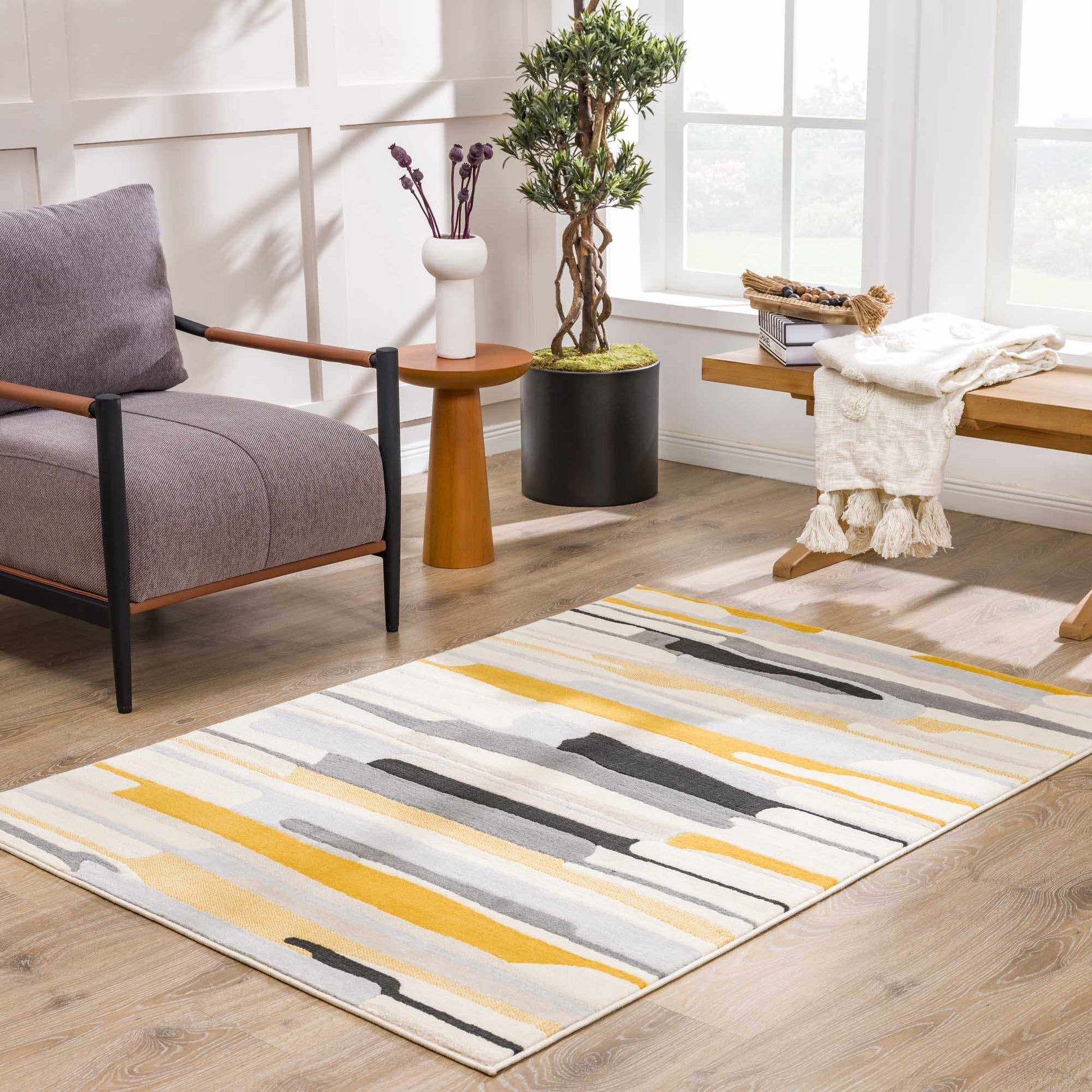 Trendy home rug