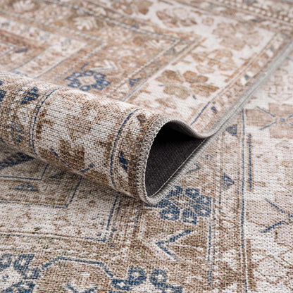 Washable Flat Pile Rug - Soft Durable Easy to Clean