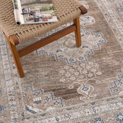 Washable Flat Pile Rug - Soft Durable Easy to Clean