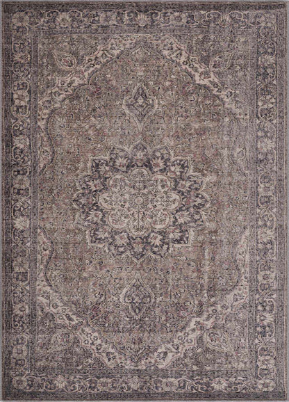 Dusty Blue Washable Rug - Soft Durable Greenpoint Collection