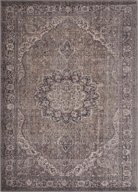 Dusty Blue Washable Rug - Soft Durable Greenpoint Collection