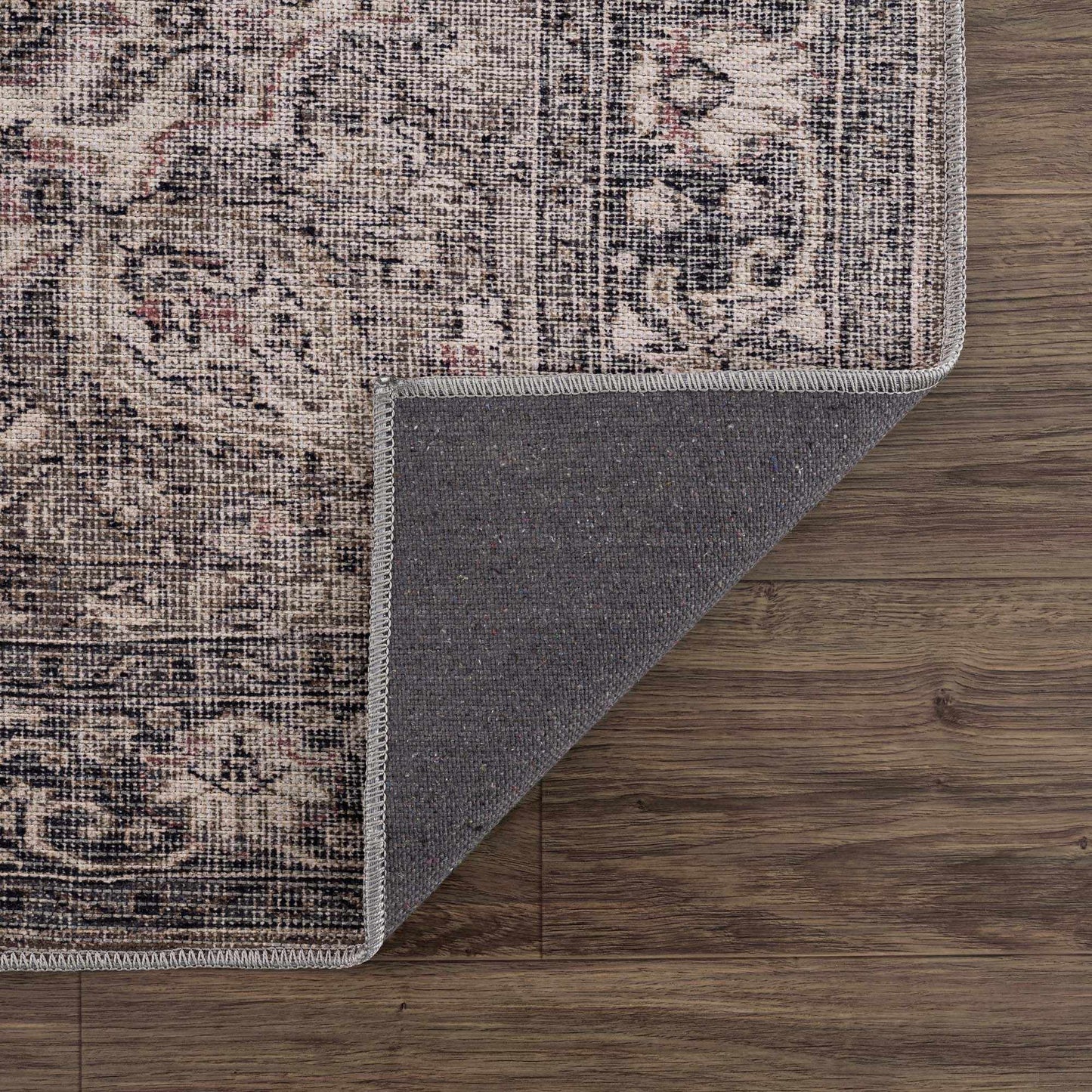 Dusty Blue Washable Rug - Soft Durable Greenpoint Collection