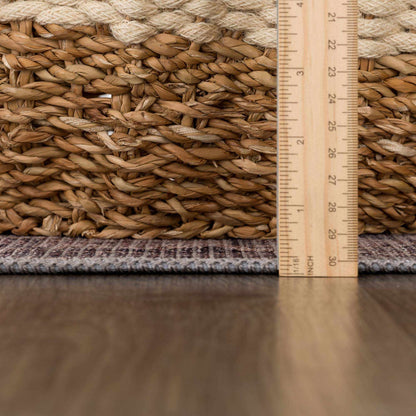 Dusty Blue Washable Rug - Soft Durable Greenpoint Collection