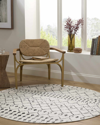 Scandinavian Moroccan Trellis Area Rug - Stylish Geometric Design for Modern Homes