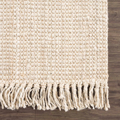 Bleached Jute Area Rug - Eco-Friendly Stylish Home Decor