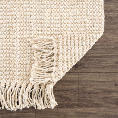 Bleached Jute Area Rug - Eco-Friendly Stylish Home Decor