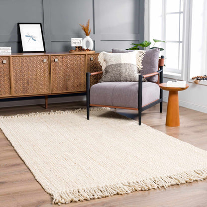 Bleached Jute Area Rug - Eco-Friendly Stylish Home Decor