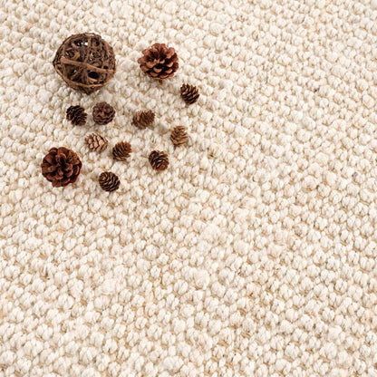 Bleached Jute Area Rug - Eco-Friendly Stylish Home Decor