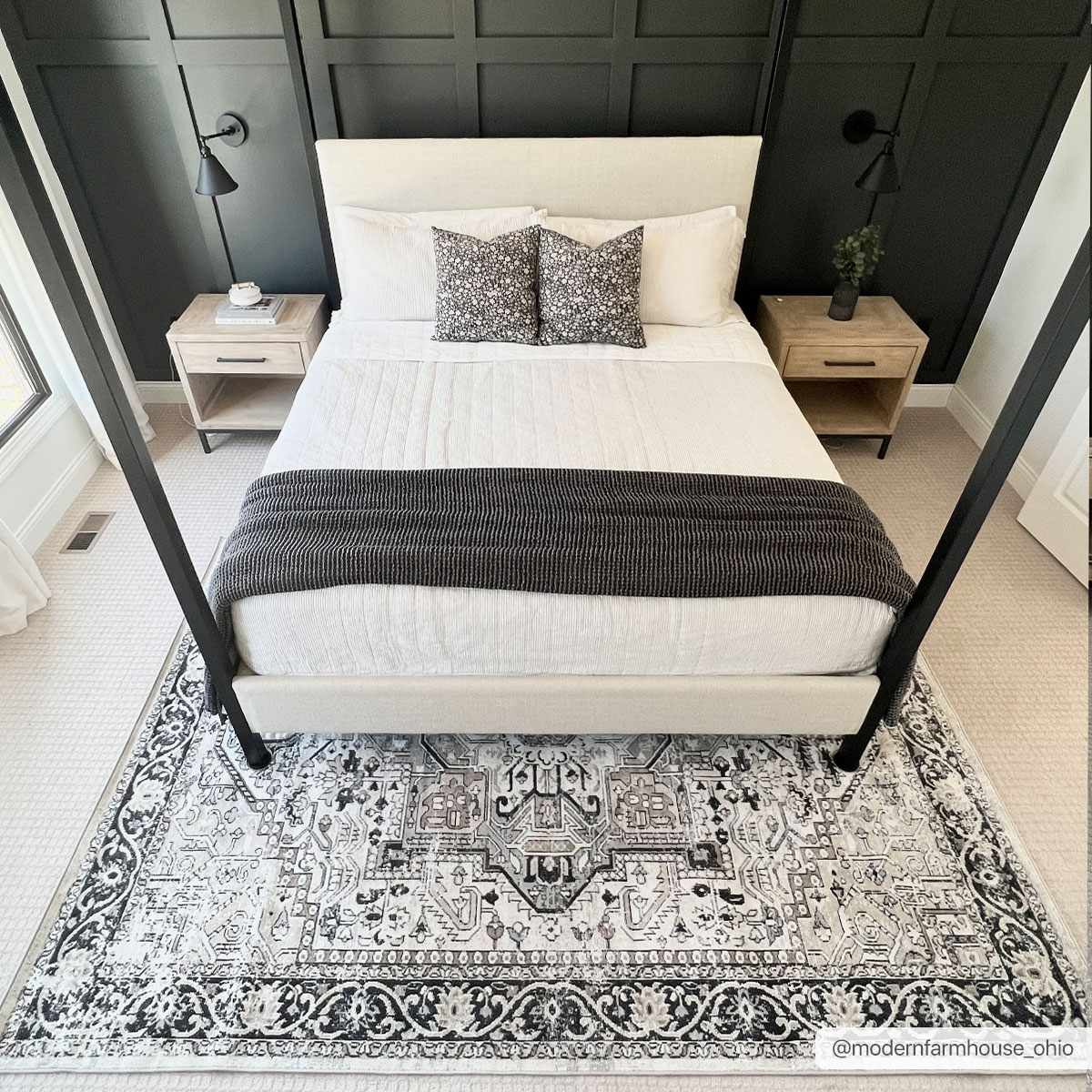 Washable Area Rug - Stylish Durable Easy Clean Rug for Any Room