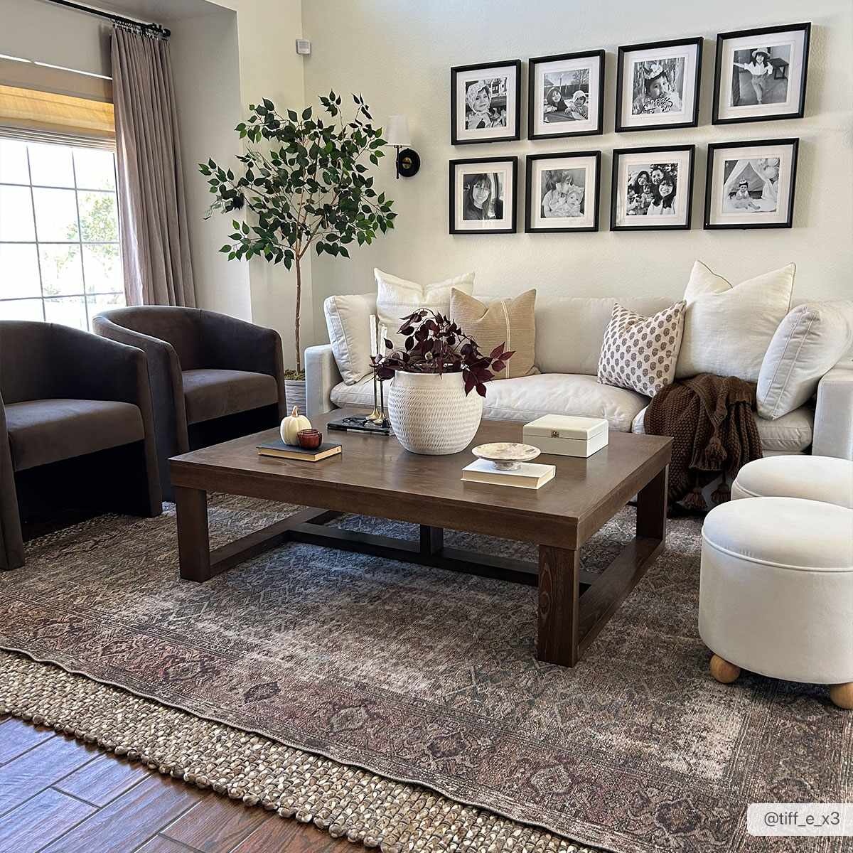 Natural Jute Rug - Eco-Friendly Hand Woven Floor Decor